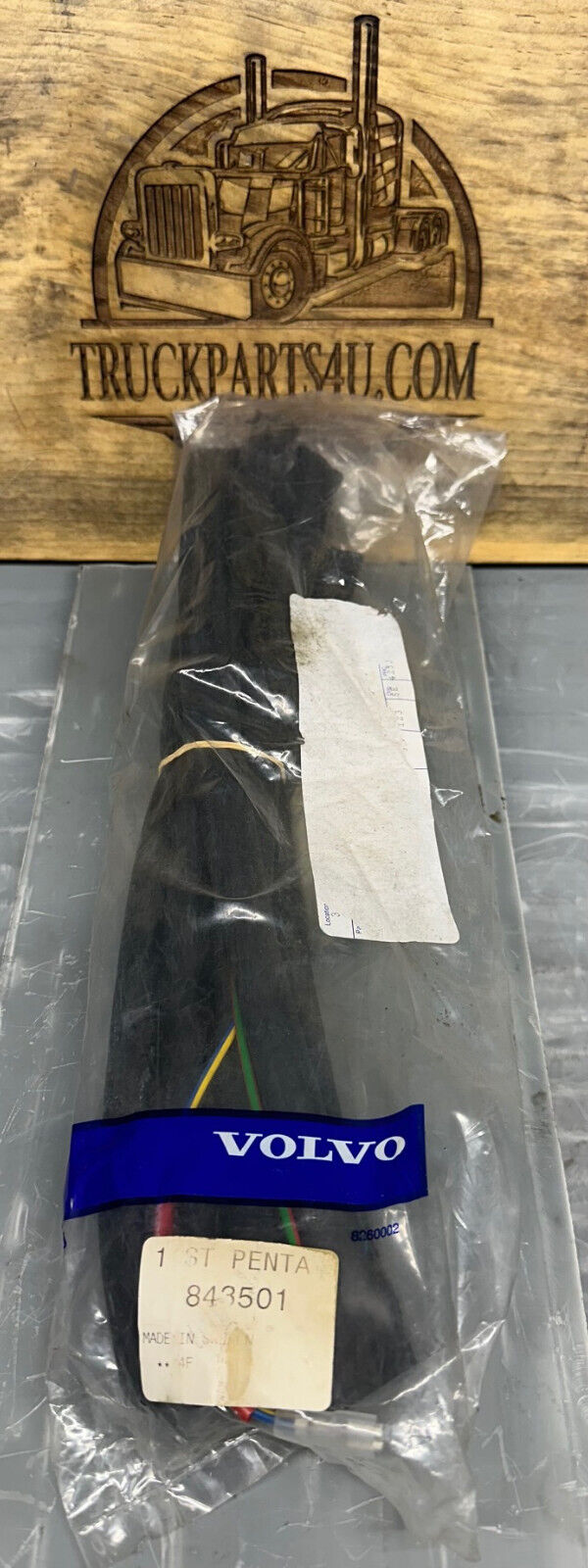 Top view of Volvo Penta 843501 cable trunk – alarm harness, new old stock genuine OEM